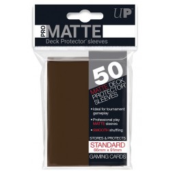 Ultra Pro Standard Card Sleeves Pro-Matte Brown Standard (50ct)